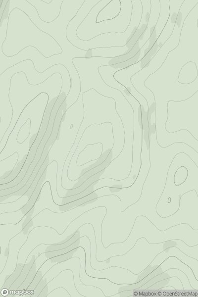 Thumbnail image for Cnoc na Moine [Oban to Loch Fyne] [NM879061] showing contour plot for surrounding peak